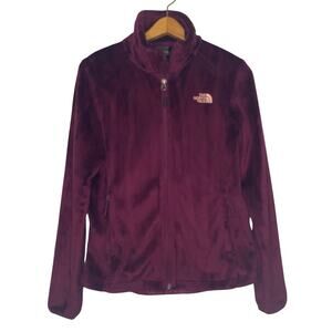 The North Face Women’s Black Osito Full Zip Fleece Jacket Coat Small Hiking